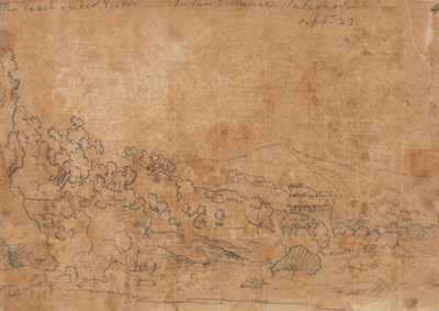 Vietri Altındaki Sahil by John Robert Cozens
