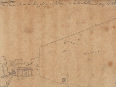 Kralın Palloni'de Oynadığı Yer by John Robert Cozens