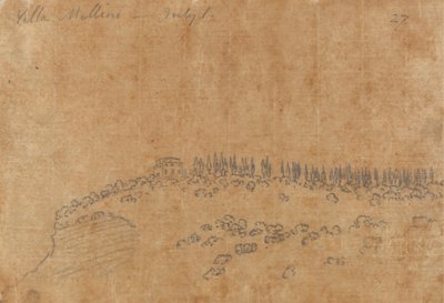 Villa Mellini, 1 Temmuz by John Robert Cozens