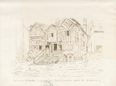 Uttoxeter Kasabası - Ale Deposu: kalem ve mürekkeple çizim ve [?19. yüzyılın ortaları] by John Robert Fernyhough