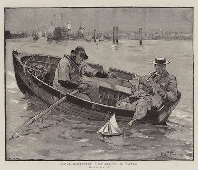 Deniz Manevraları, İlk Taktik Dersleri by John Robertson Reid