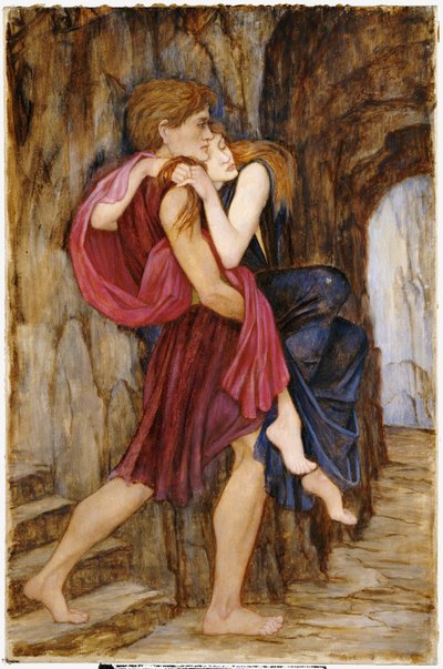 Kaçış, c.1900 by John Roddam Spencer Stanhope