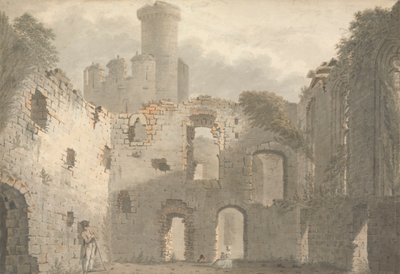 Conway Kalesi, İçeriden Bir Görünüm by John Roe of Warwick