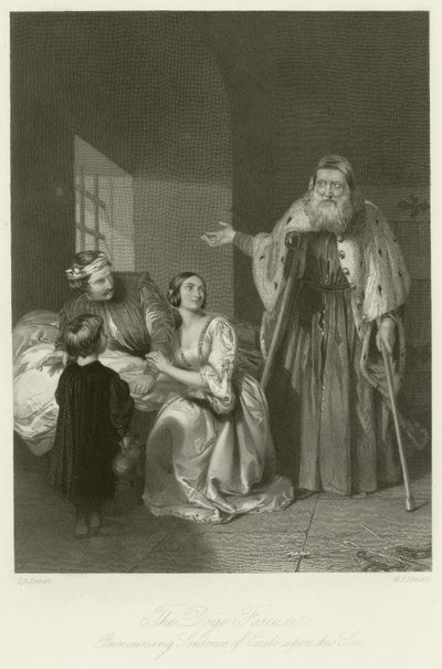 İki Foscari by John Rogers Herbert