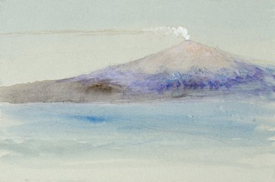Taormina konumundan Etna by John Ruskin