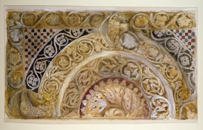 Vaftizhane Pınarı Üzerine Bir Pano Çalışması, Pisa by John Ruskin