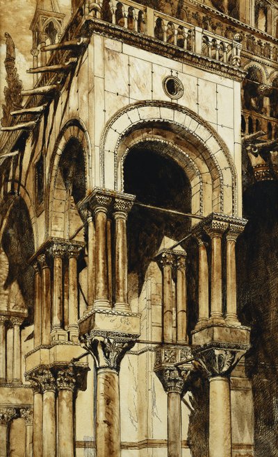 Güney Batı Portico St, by John Ruskin
