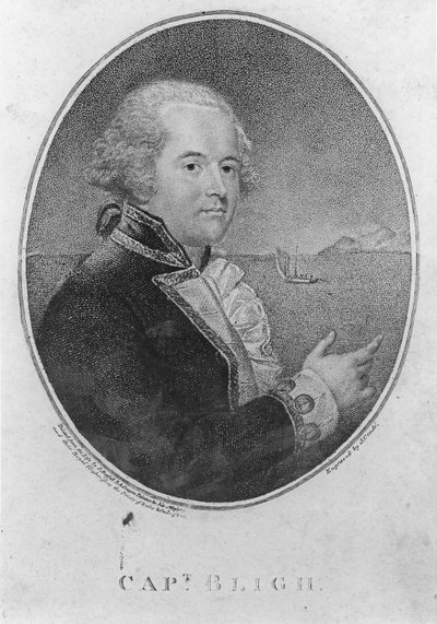 John Conde tarafından oyulmuş Kaptan William Bligh (gravür) by John Russell