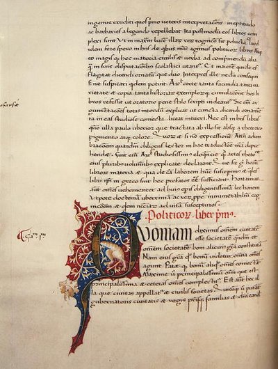 Ms.228, f.90v: Aristoteles