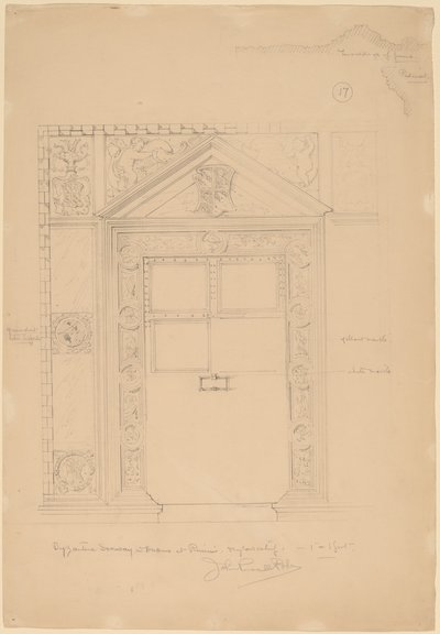 Duomo, Rimini ile Bizans Kapısı by John Russell Pope