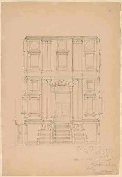 Kütüphane, San Lorenzo by John Russell Pope