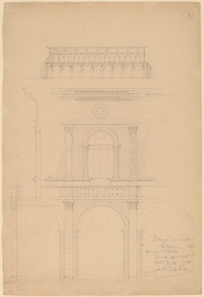 Belediye Binası, Bolonya by John Russell Pope