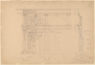 Siena Katedrali, Kütüphane Girişi by John Russell Pope