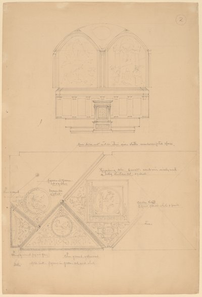 Altarpiece ve Tavan Panellerinin İncelenmesi by John Russell Pope