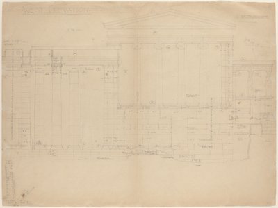 Erechtheum, Batı Yüksekliği [sol yarı] by John Russell Pope