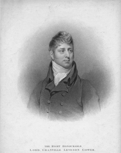 Çok Saygıdeğer Lord Granville Leveson Gower, 1813. by John Samuel Agar