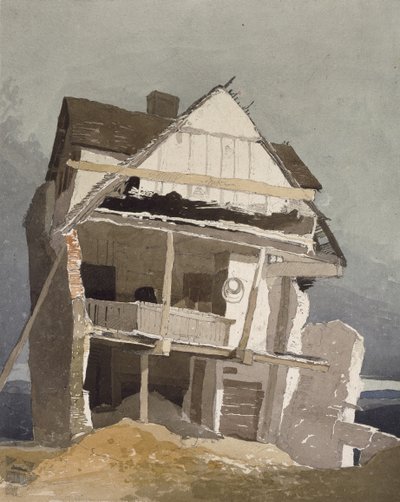 Yıkık Bir Ev, 19. yüzyıl by John Sell Cotman
