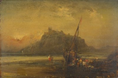 plaj sahnesi by John Sell Cotman