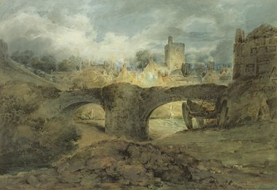 Brecknock, c.1801 (kağıt üzerinde arap zamkı ile wc) by John Sell Cotman