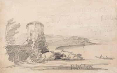 Köprü ve Kule, Richard Wilson'dan sonra by John Sell Cotman