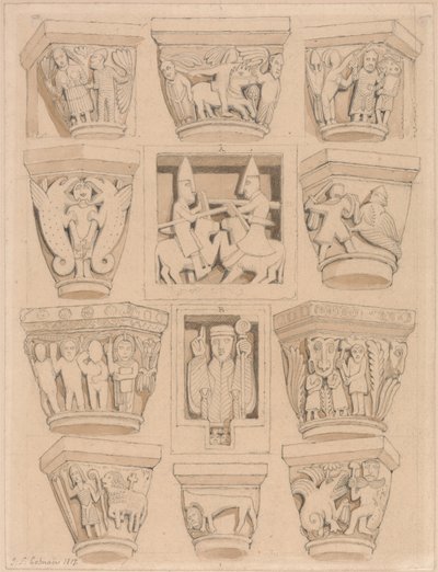 Rouen, Normandiya yakınlarındaki Saint Georges de Bocherville Abbey Kilisesi