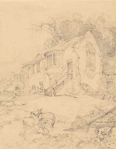 Castle Acre Manastırı, Norfolk by John Sell Cotman