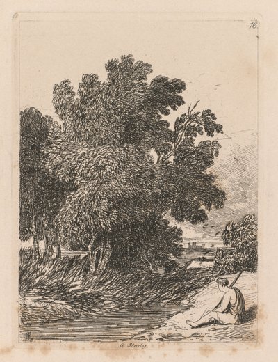 Çalışma Kitabı: Plaka 16, Bir Çalışma by John Sell Cotman