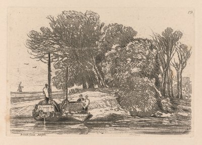 Liber Studiorum: Levha 19, Postwick Grove, Norfolk, 1838 by John Sell Cotman