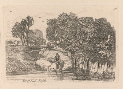 Liber Studiorum: Plaka 20, Felbrigg Heath, Norfolk by John Sell Cotman