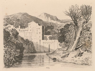 Liber Studiorum: Levha 22, Whitby by John Sell Cotman
