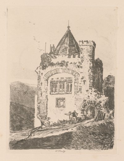 Çalışmalar Kitabı: Levha 37, Bir Çalışma by John Sell Cotman