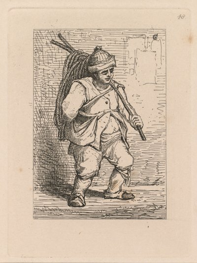 Çalışmalar Kitabı: Levha 48, Bir Çalışma by John Sell Cotman