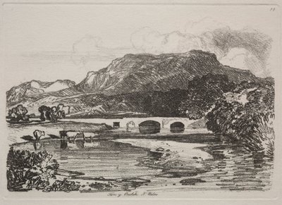 Çalışma Kitabı: Tan y Beolch, Kuzey Galler by John Sell Cotman