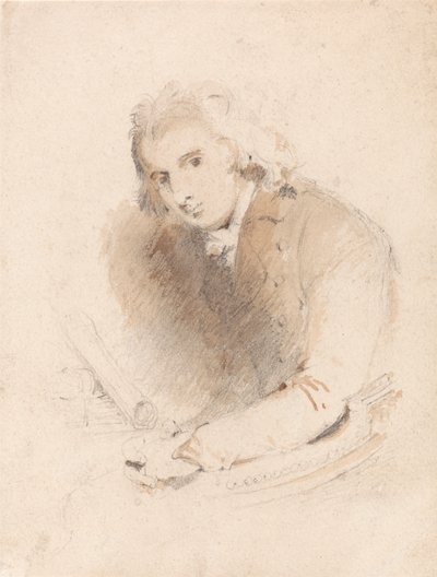 Bir Alimin Portresi by John Sell Cotman