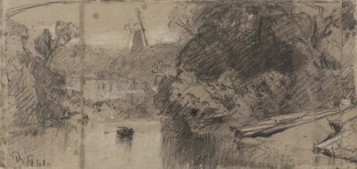 Nehir Manzarası, Muhtemelen Thorpe, Norfolk yakınlarında by John Sell Cotman