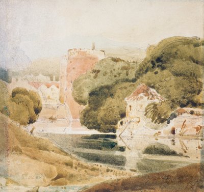 The Water Gate, York (kağıt üzerine sulu boya) by John Sell Cotman