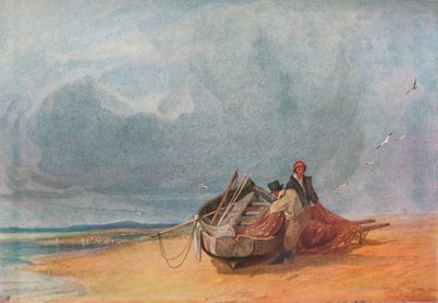 Yarmouth Plajı, c1808 by John Sell Cotman