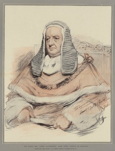 Saygıdeğer Baron Alverstone, İngiltere Lord Başyargıç by John Seymour Lucas