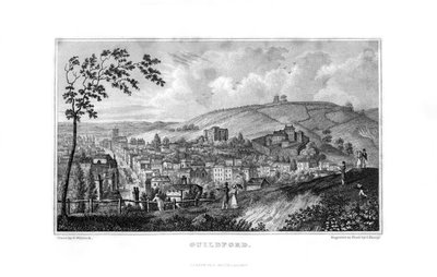 Guildford, Surrey, 1829. by John Shury
