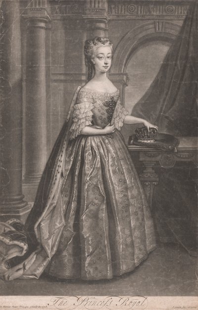 Prenses Kraliyet (Prenses Ann, George II'nin en büyük kızı) by John Simon