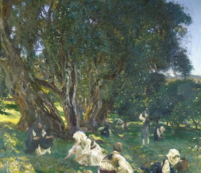 Arnavut Zeytin Toplayıcıları by John Singer Sargent