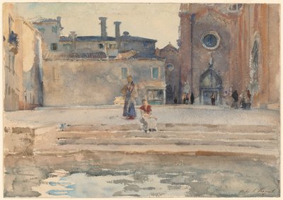 Campo dei Frari, Venedik by John Singer Sargent