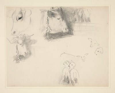 İnekler ve Koyunlar by John Singer Sargent