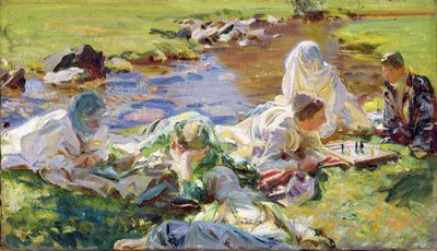 Dolce far niente, 1907 dolayları by John Singer Sargent