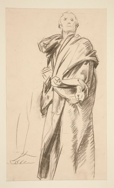 Dökümlü Ayakta Figür by John Singer Sargent