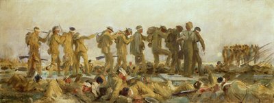 Gassed, bir petrol araştırması, 1918-19 by John Singer Sargent