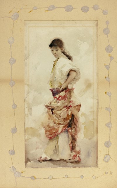 İspanyol Kostümlü Kız, 1880