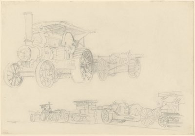 Silah Arabaları, Fransa by John Singer Sargent