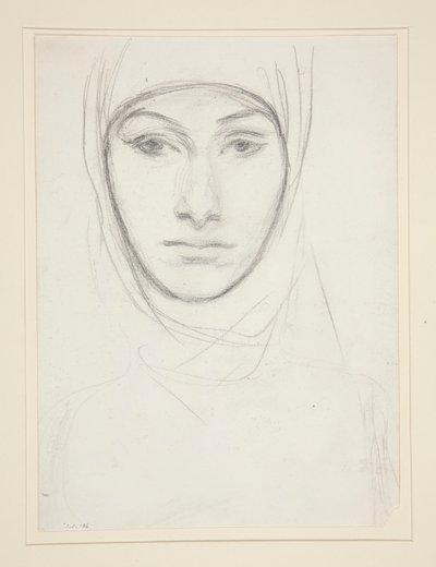 Bir Kadının Başı by John Singer Sargent