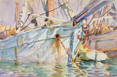 Levanten Limanında (kağıt üzerinde wc) by John Singer Sargent